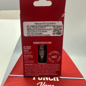 Punch Extracts 1G Cartridges