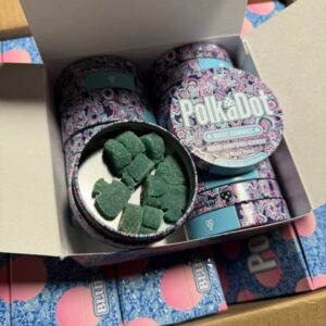 Polkadot mushie gummies